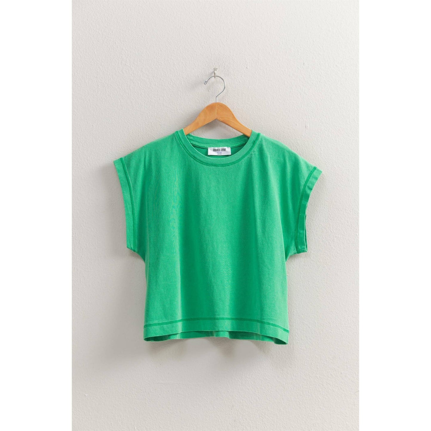 Round Neck Short Sleeve Oversized Tee