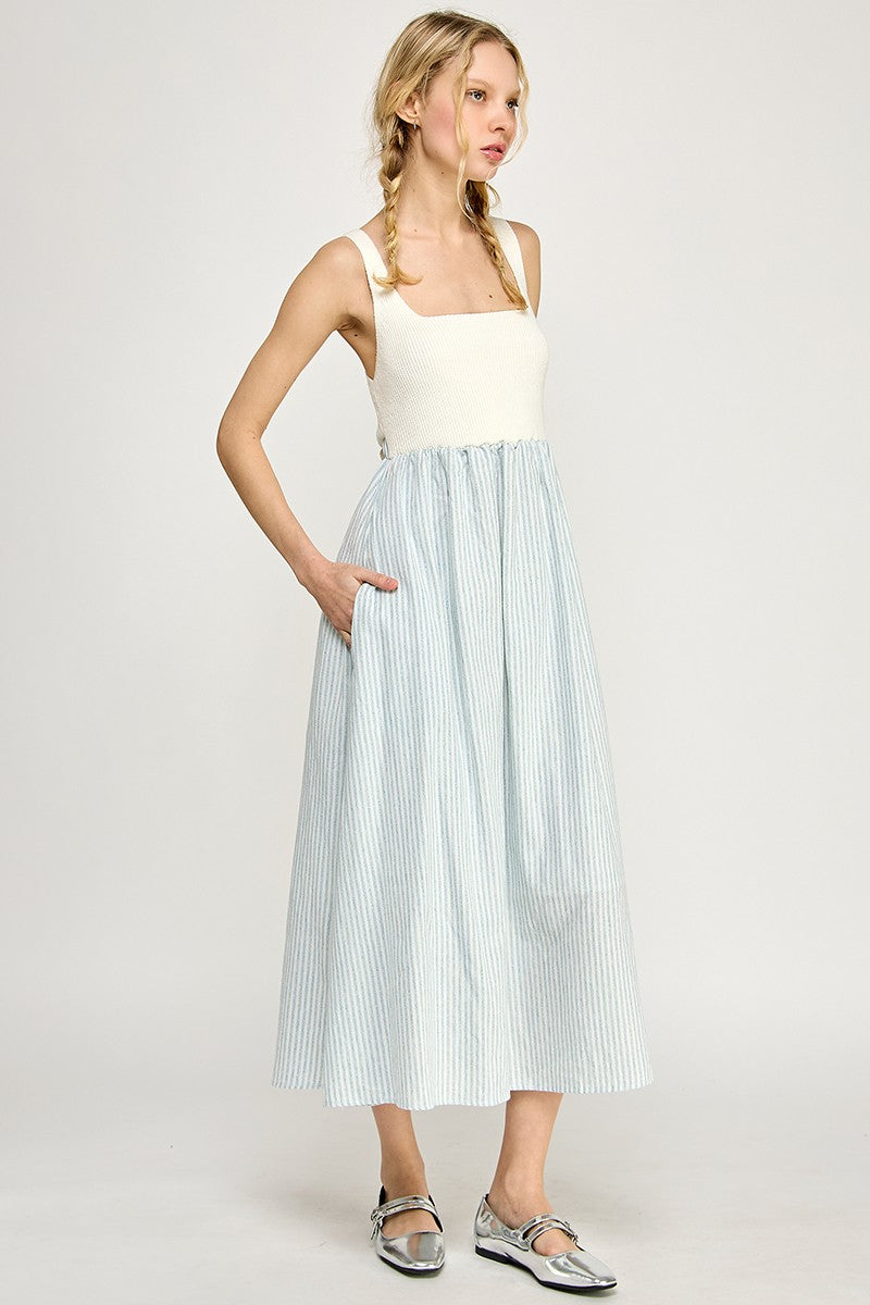Taylor Tie-Back Midi Dress
