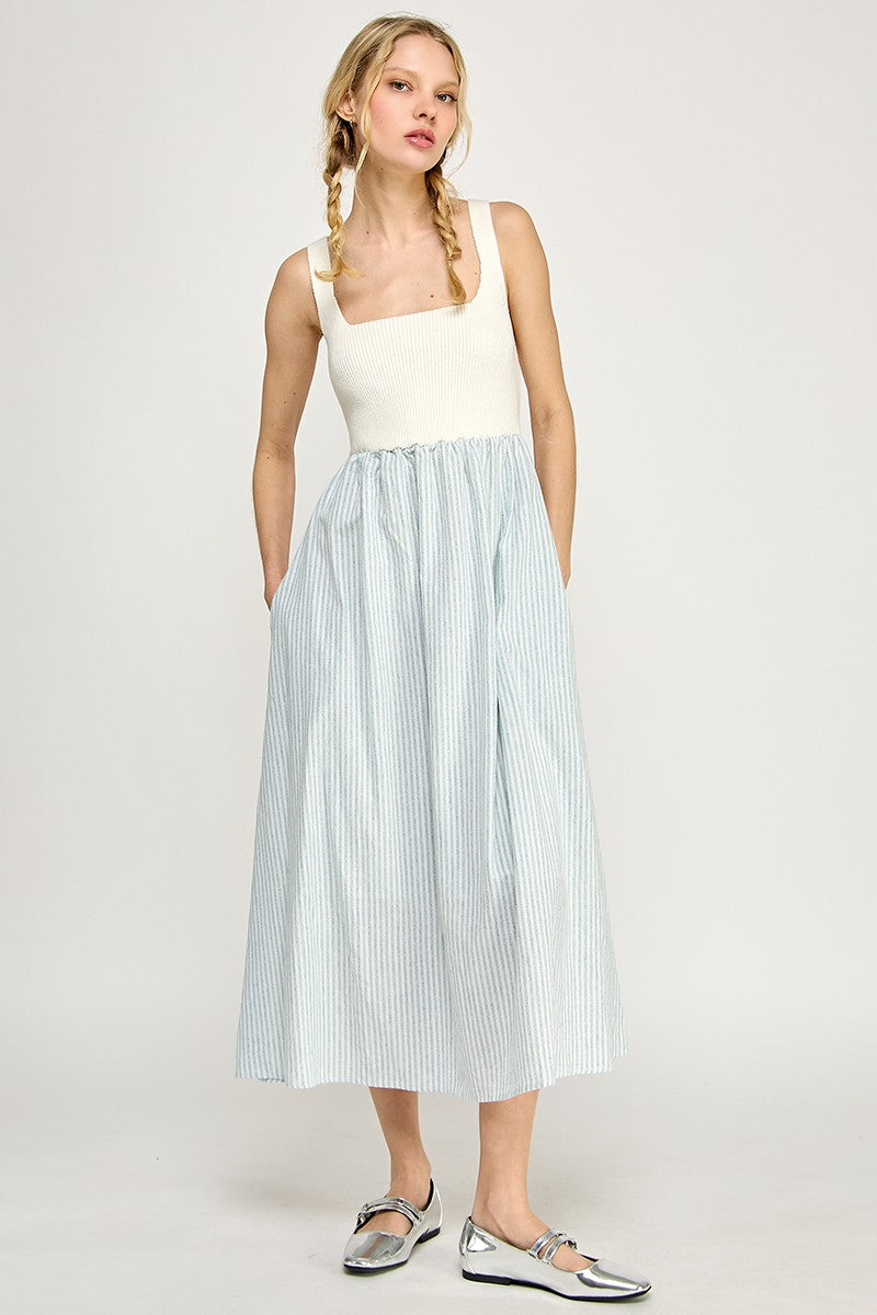 Taylor Tie-Back Midi Dress