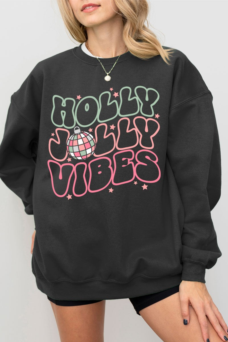 Holly Jolly Vibes Christmas Sweatshirt