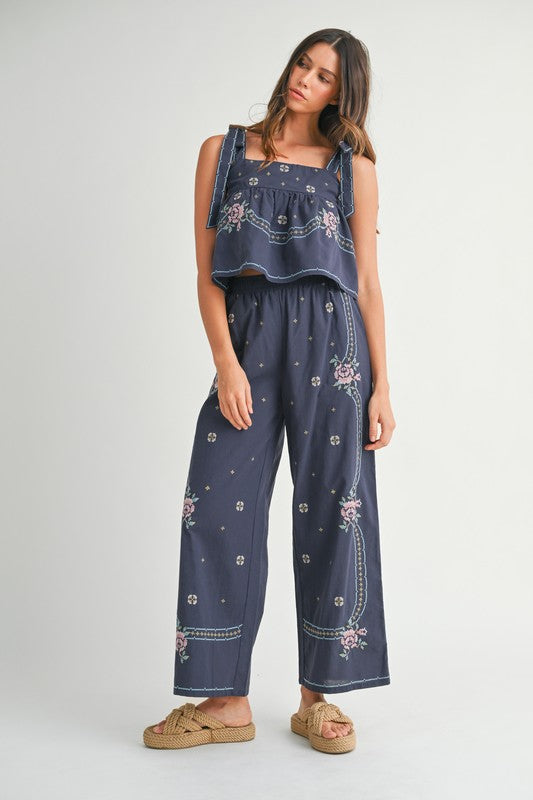 Kelsey Floral Pant Set