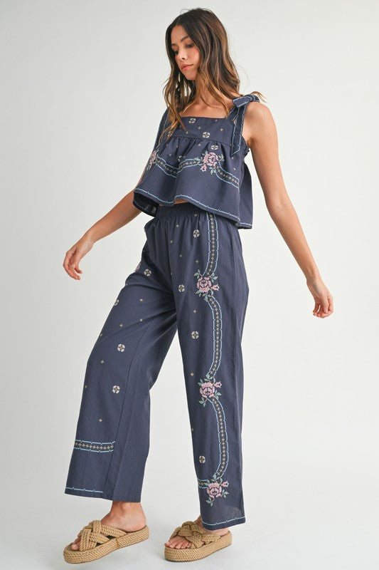 Kelsey Floral Pant Set