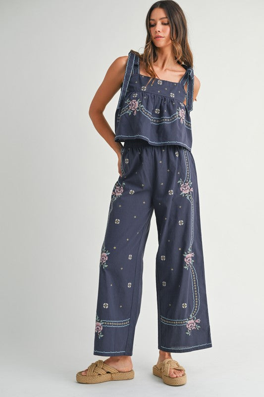Kelsey Floral Pant Set