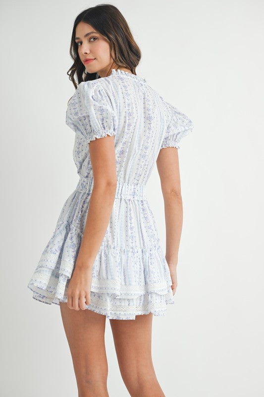 Whitney Puff Sleeve Mini Dress