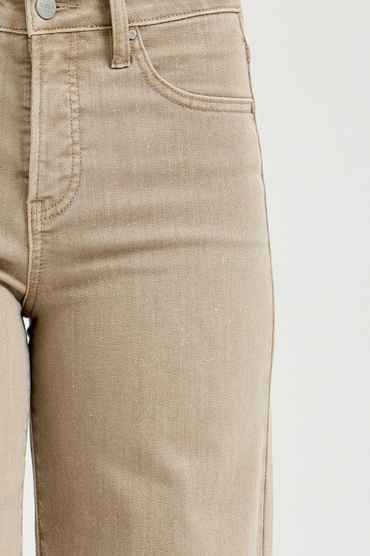High Rise Tummy Control Lurex Palazzo Pants