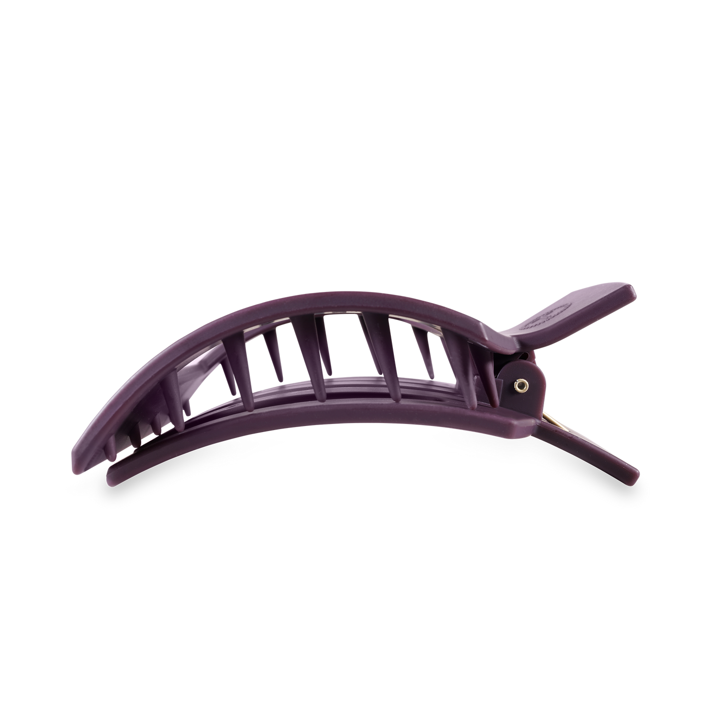 Square Flat Hair Clip | Large| Burgundy Bliss