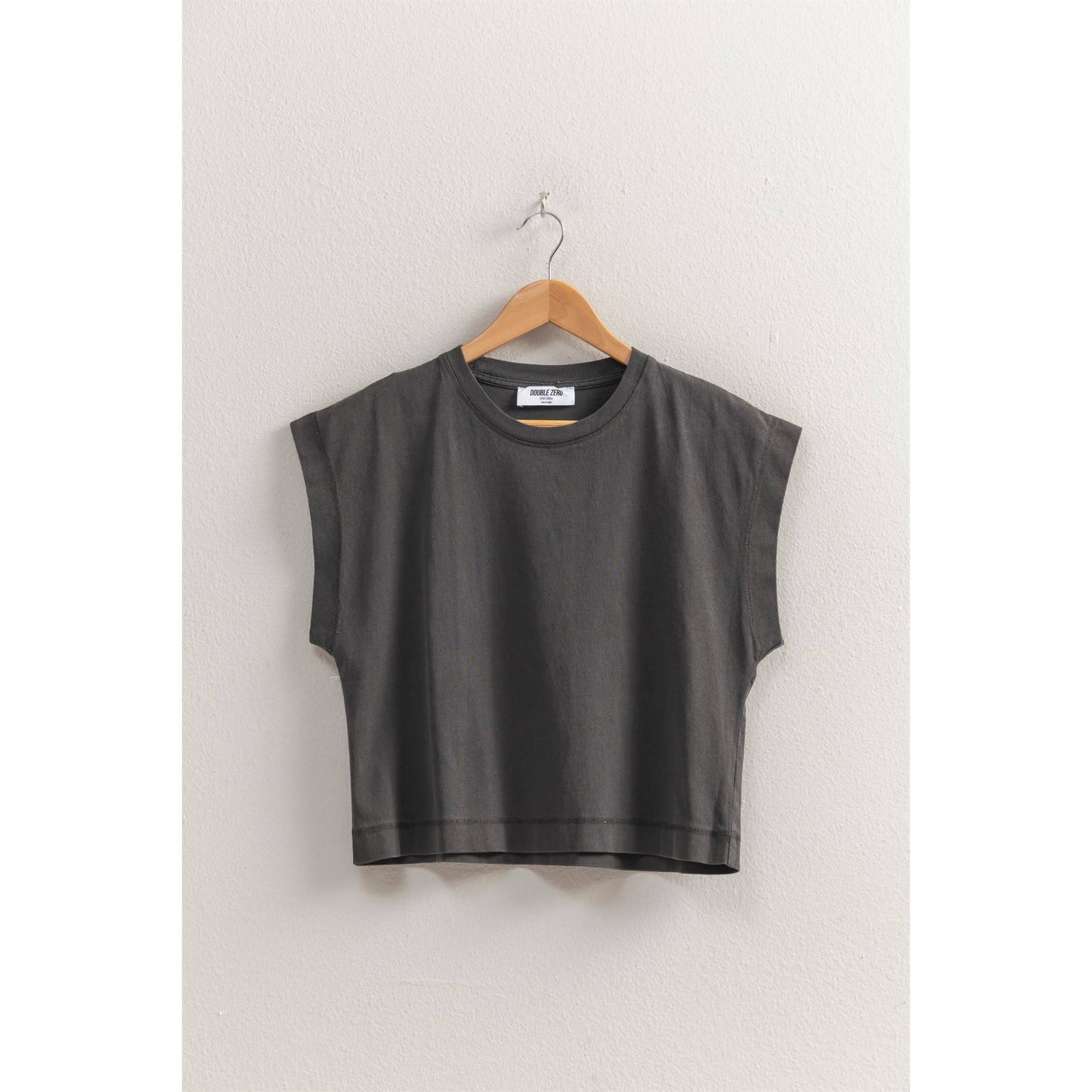 Round Neck Short Sleeve Oversized Tee