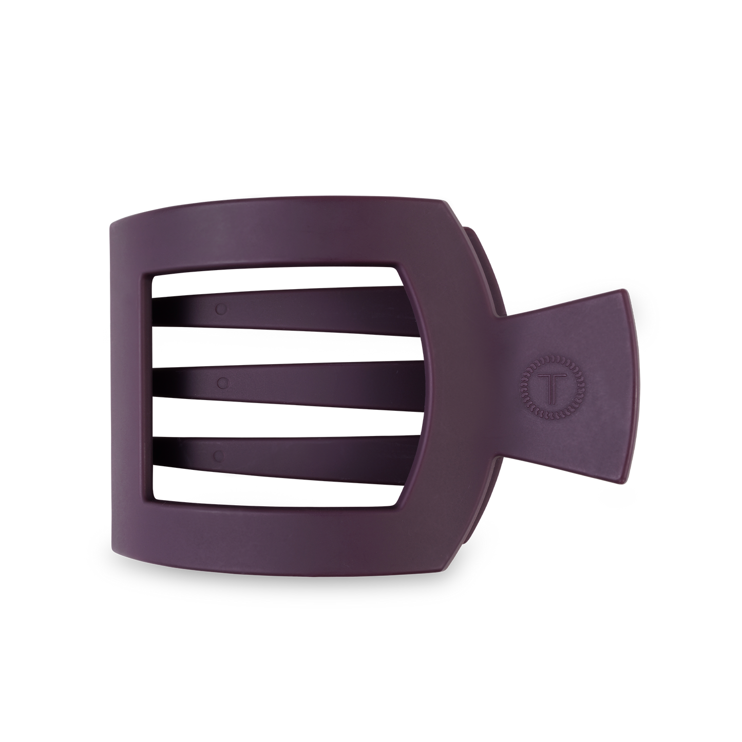 Square Flat Hair Clip | Large| Burgundy Bliss