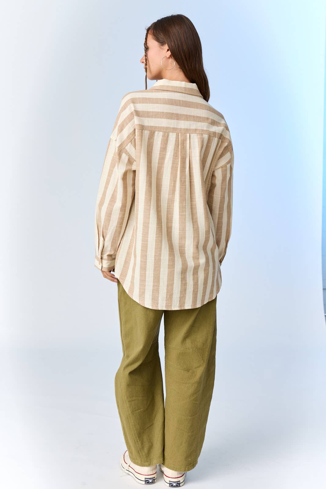 Kimberly Stripe Oversized Shirt