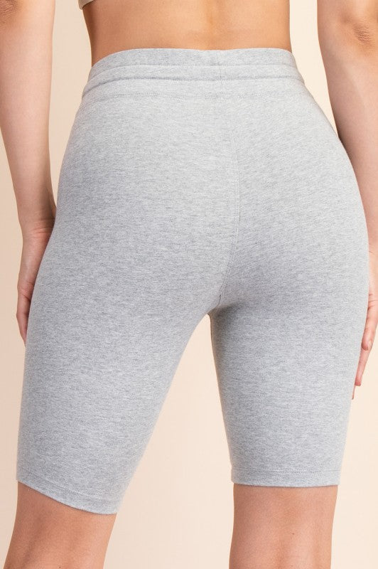 Drawstring Biker Short