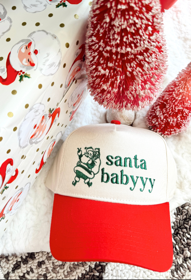 Santa Baby - Red Vintage Trucker Hat