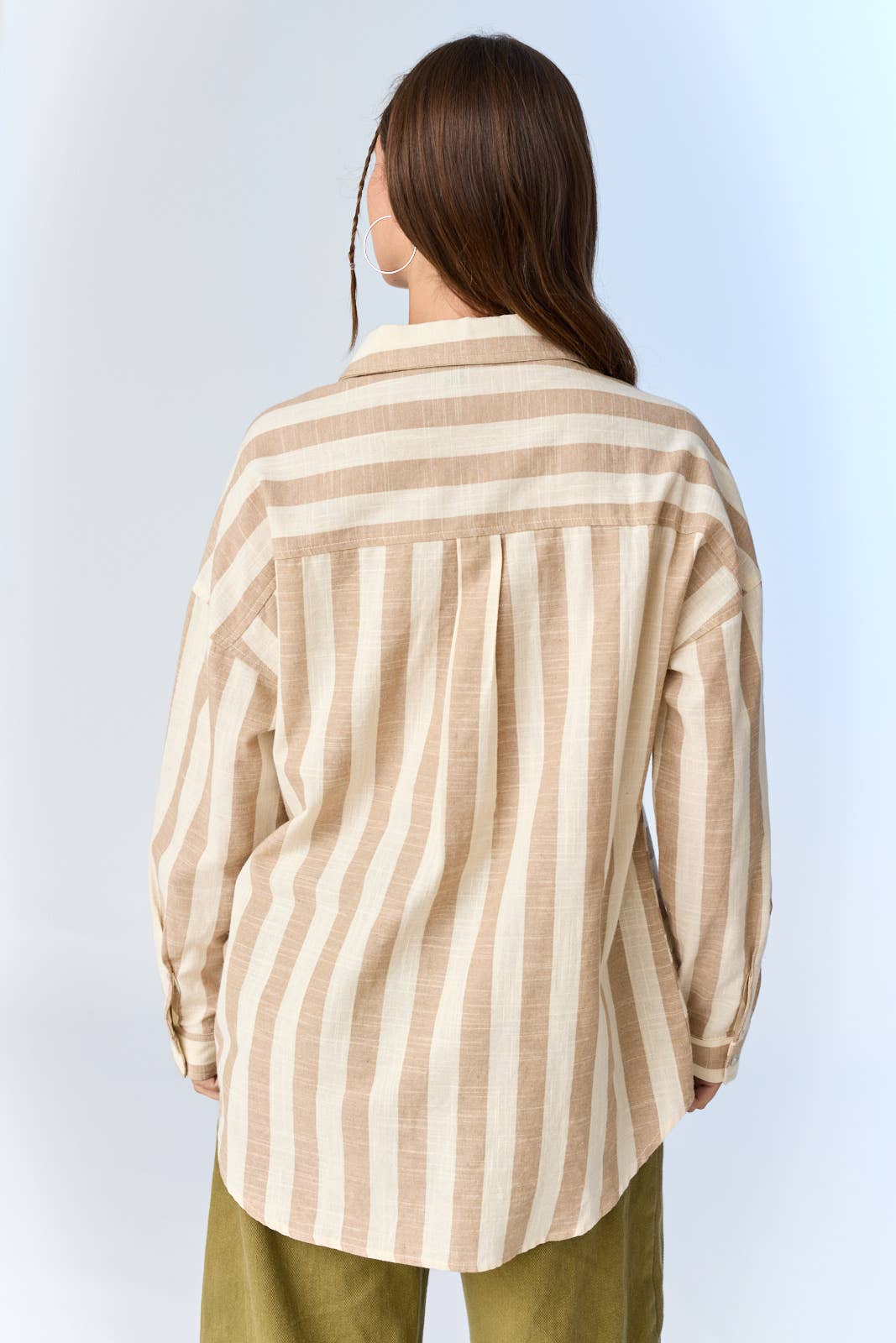 Kimberly Stripe Oversized Shirt