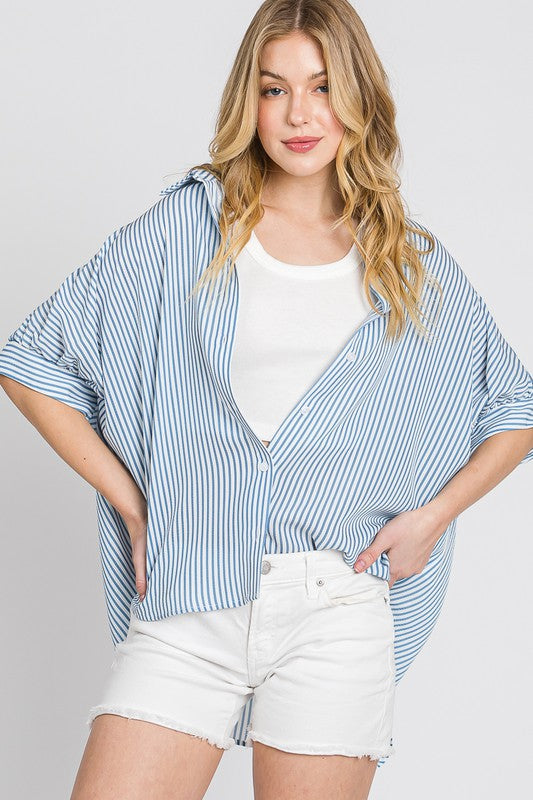 Leslie Boxy Oxford Button Down