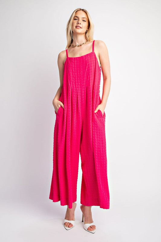 Layla Woven Sleeveless Jumpsuit