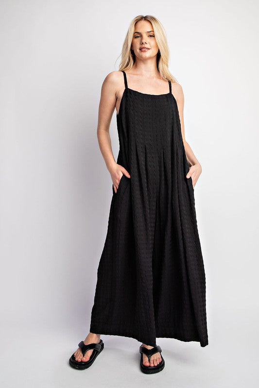 Layla Woven Sleeveless Jumpsuit