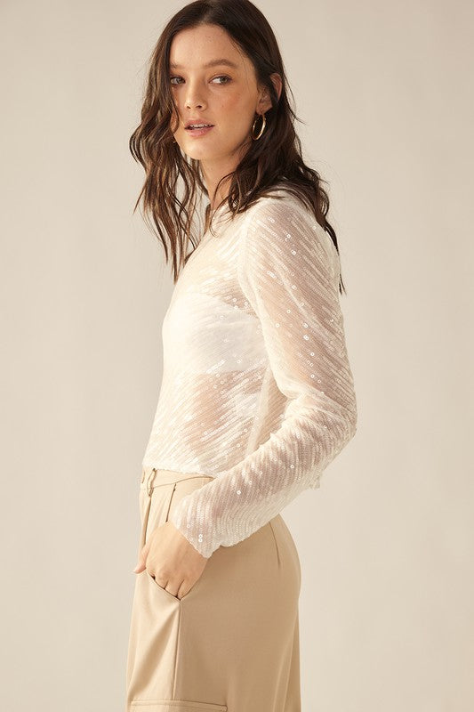 Dreamy Sequin Top