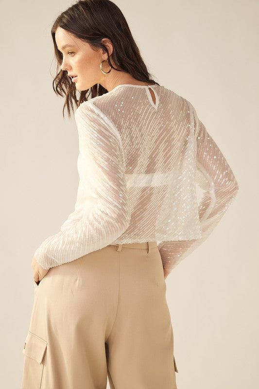 Dreamy Sequin Top