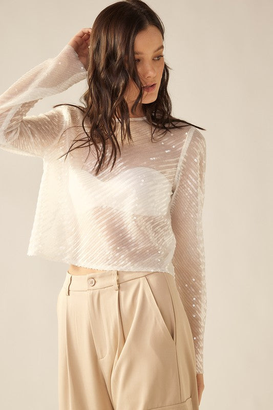 Dreamy Sequin Top