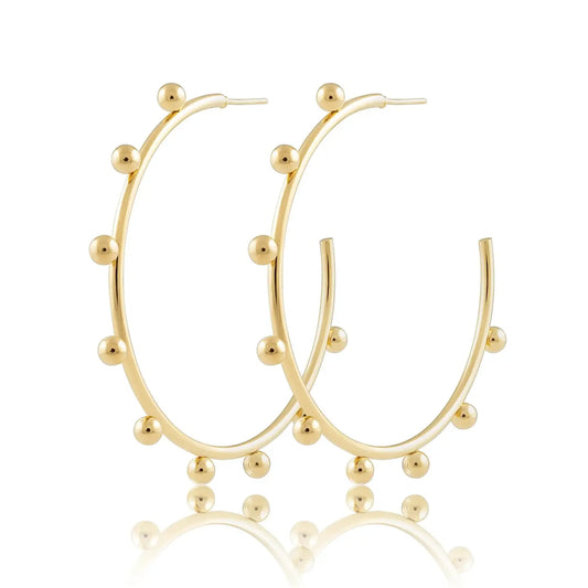 Erin Studded Hoops