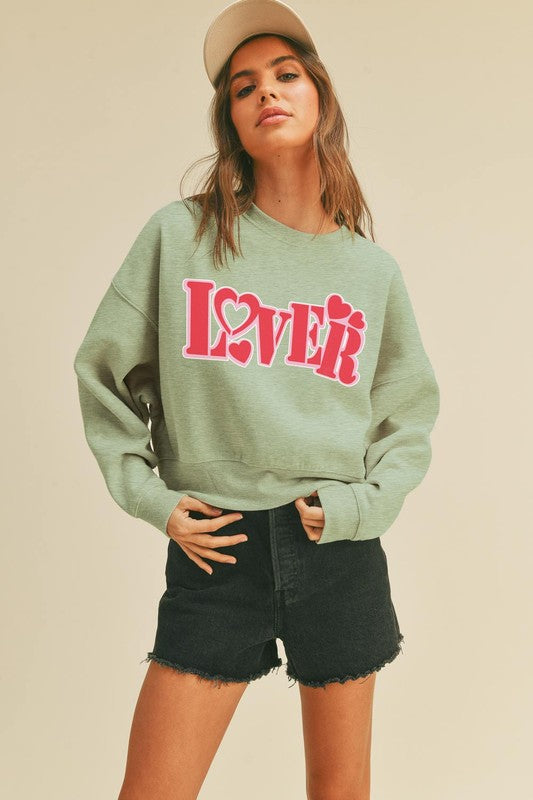 Lover Cropped Sweatshirt