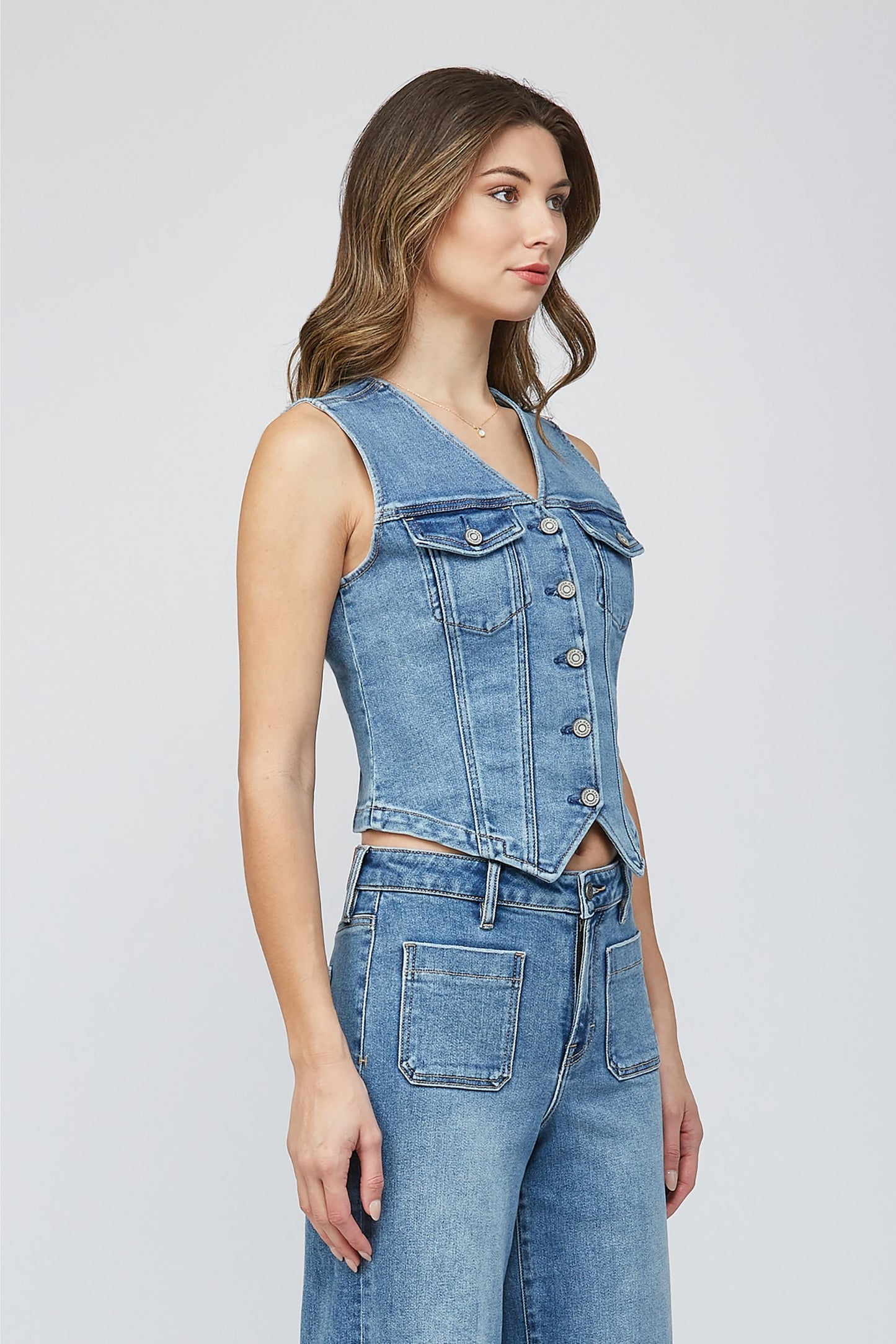 Christy Denim Vest