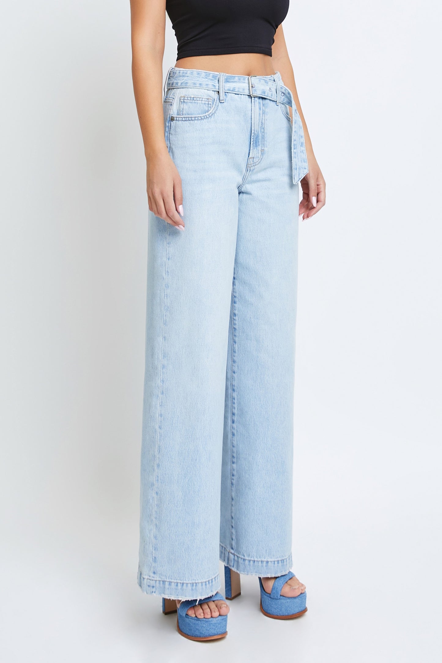 Holly High Rise Wideleg Jeans