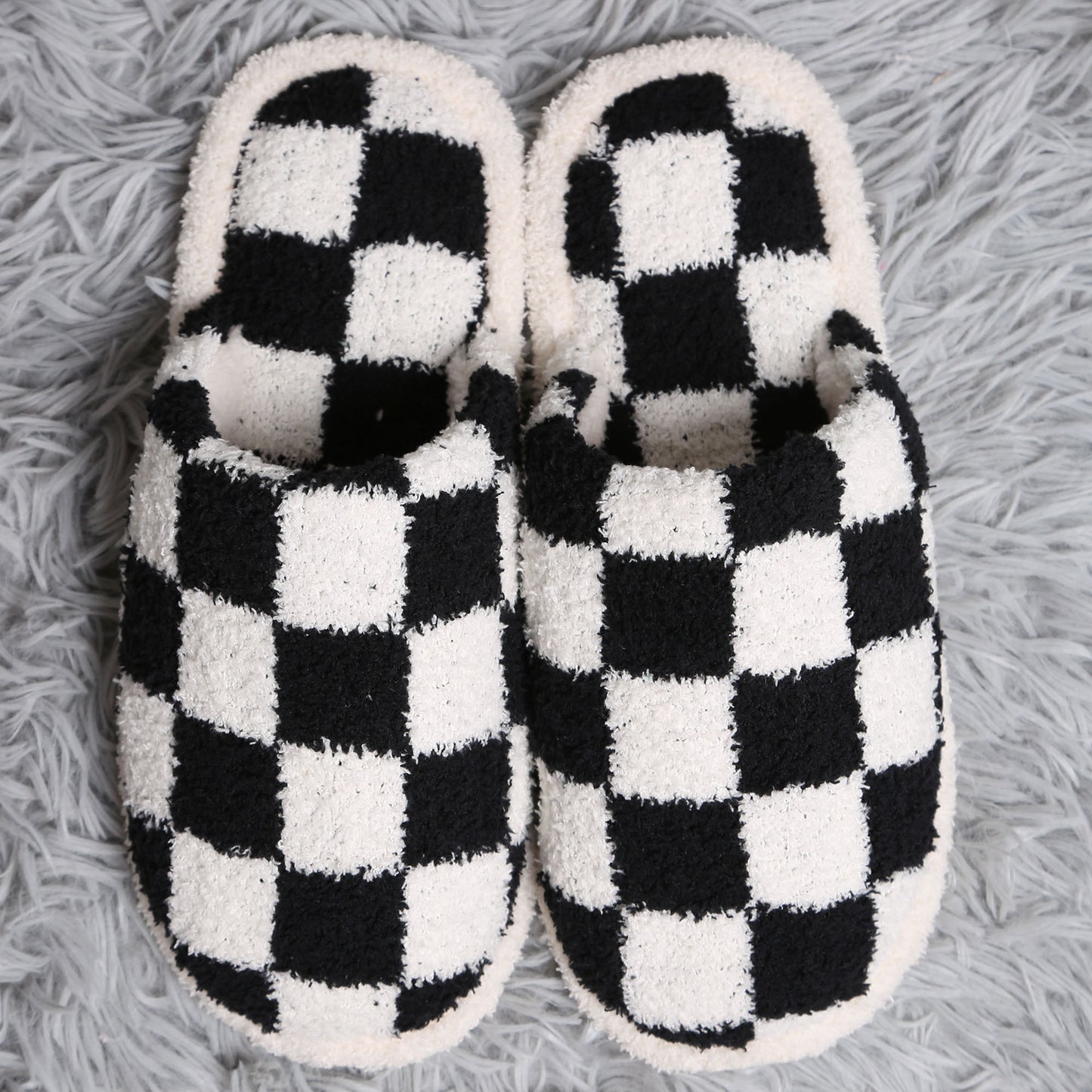 Checkered Slippers