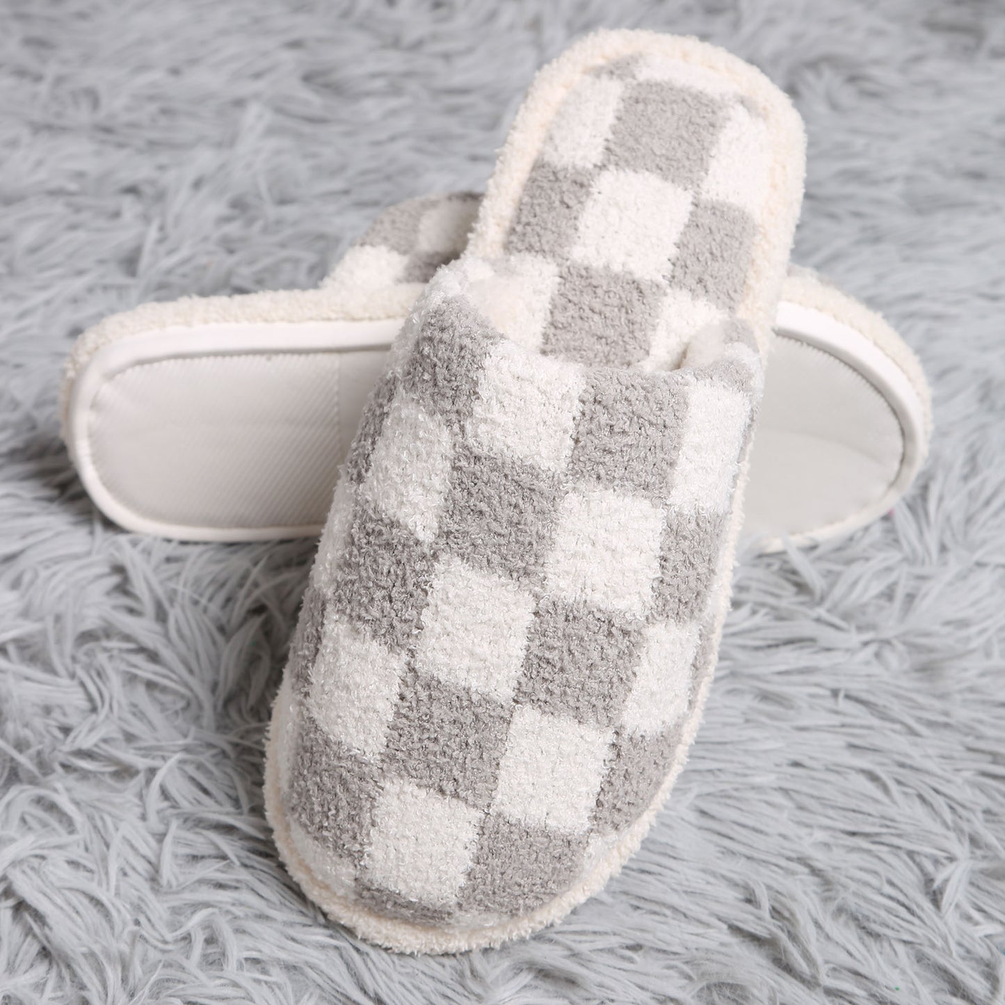 Checkered Slippers