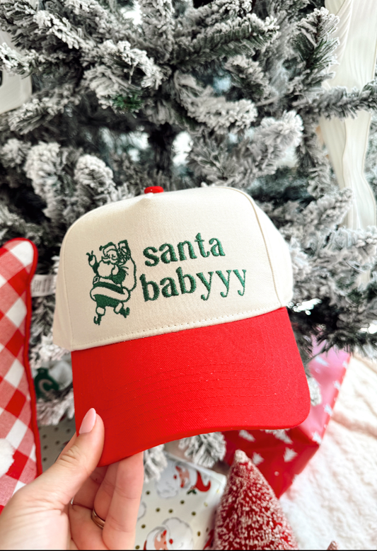 Santa Baby - Red Vintage Trucker Hat