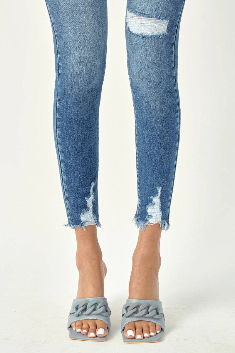 Tie Waist High Rise Skinny