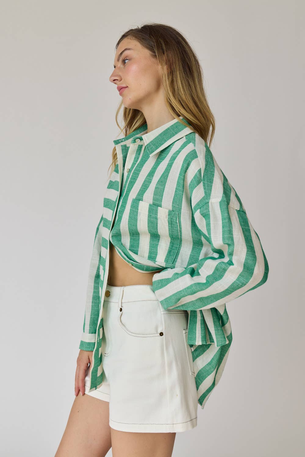 Kimberly Stripe Oversized Shirt