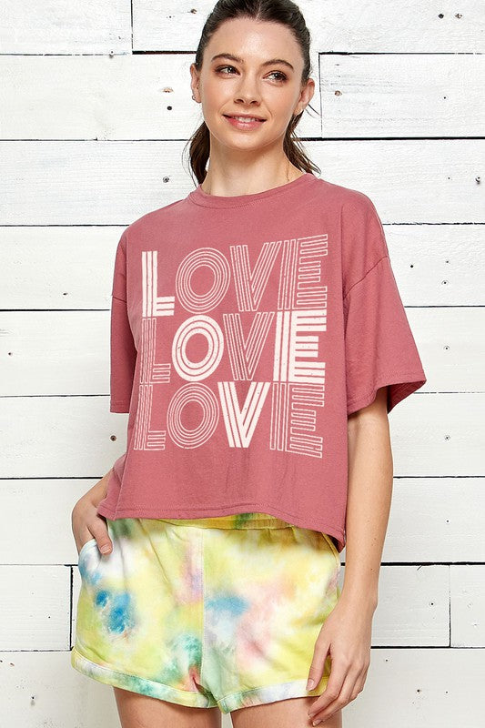 All Love Crop Tee