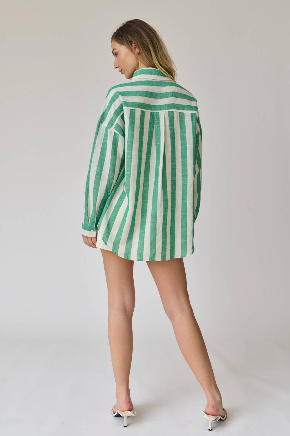 Kimberly Stripe Oversized Shirt