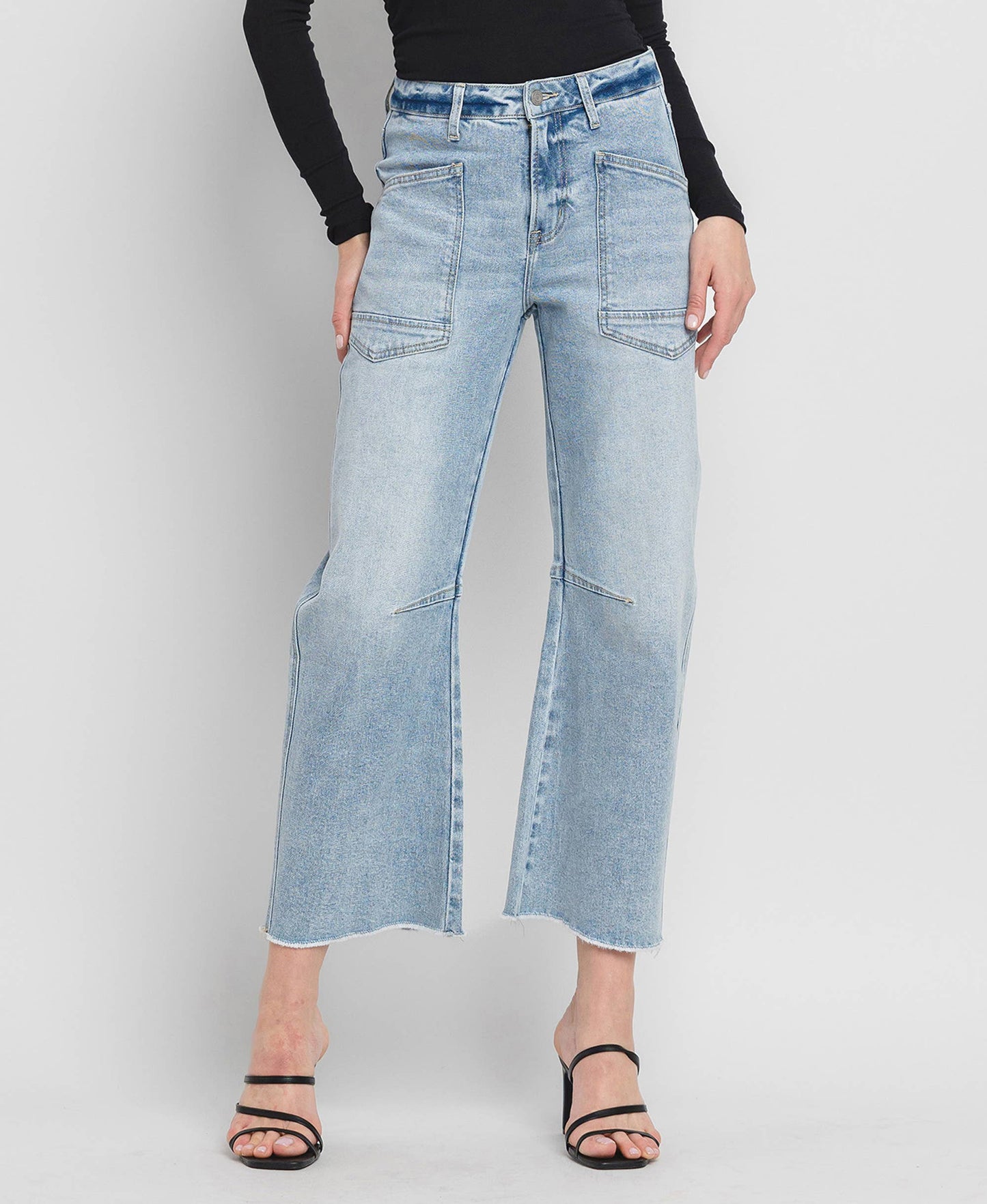 SUPER HIGH RISE BARREL JEANS V3575